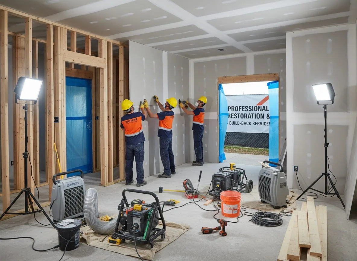 Water damage insurance claim documentation